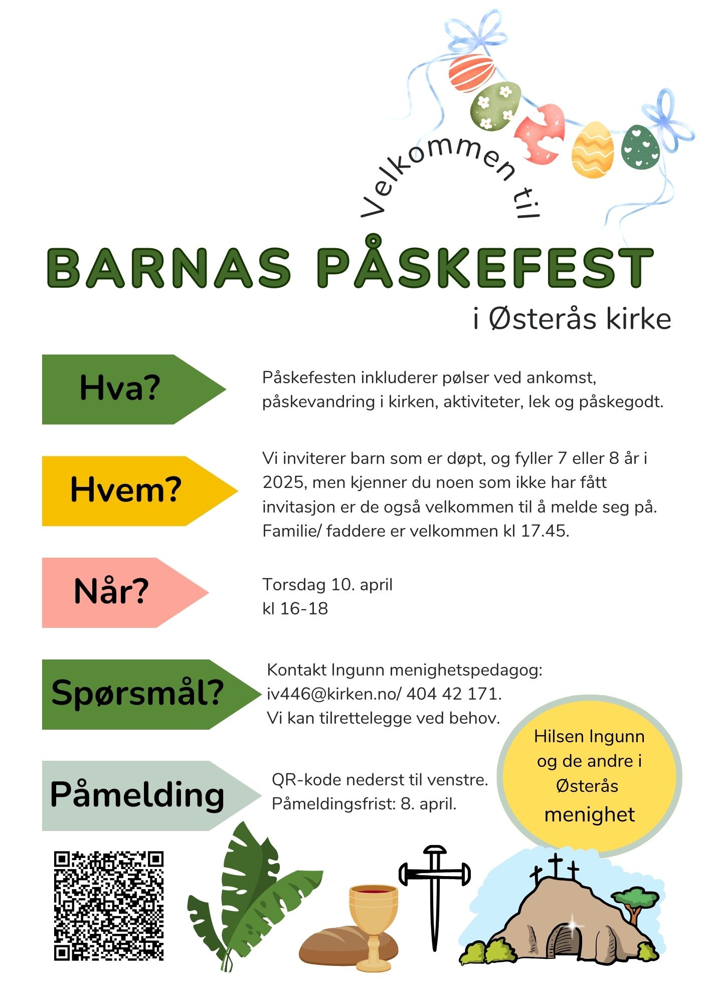 Bildet viser invitasjonen som er sendt i posten. Informasjonen her er den samme som i artikkelen. 